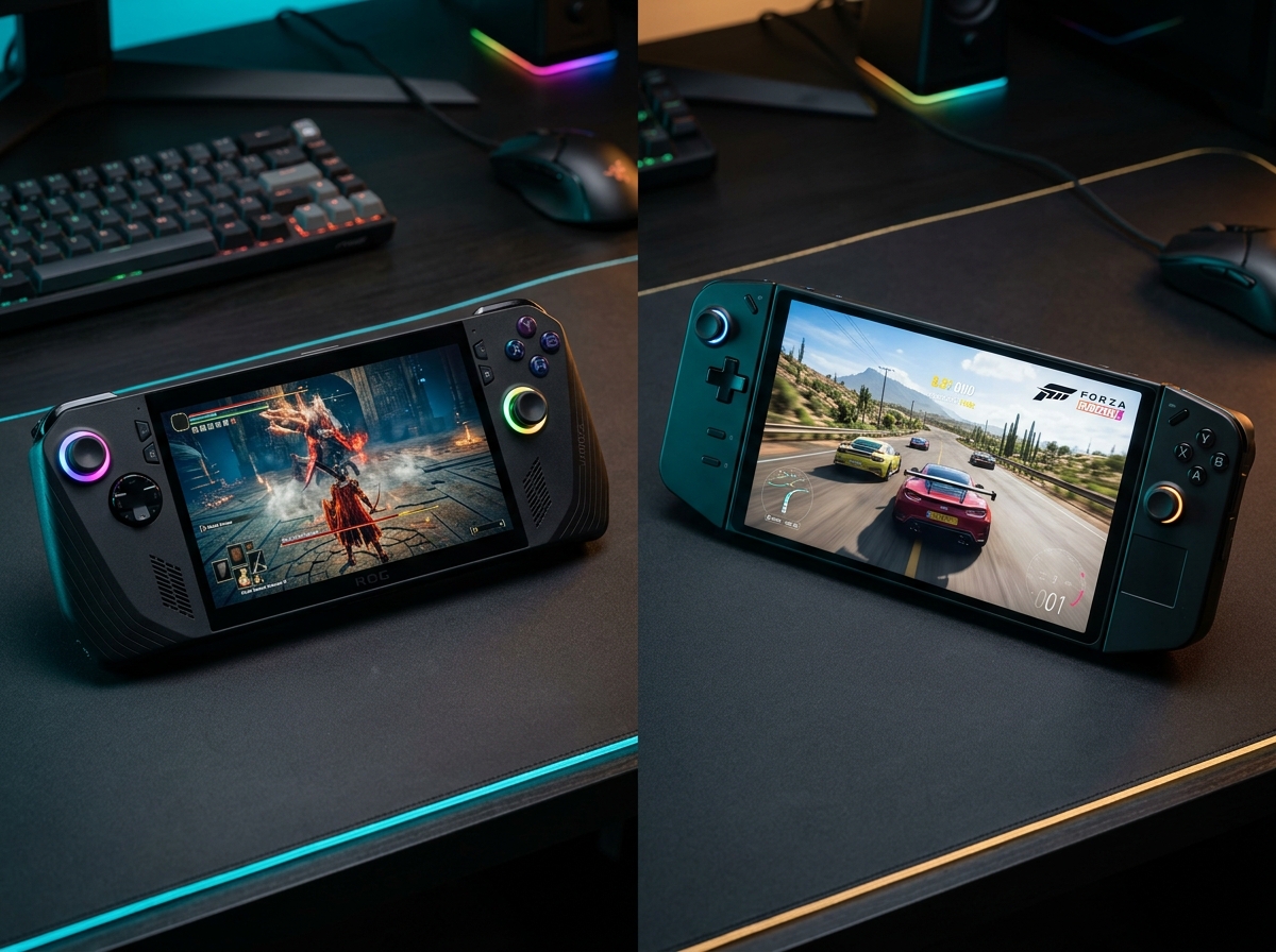 ASUS ROG Ally X vs Lenovo Legion Go comparison showdown