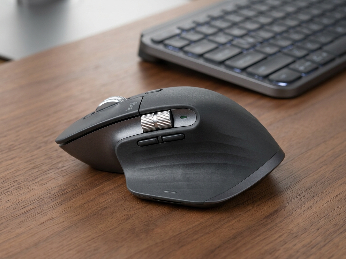 Logitech MX Master 3S wireless performance mouse in Graphite